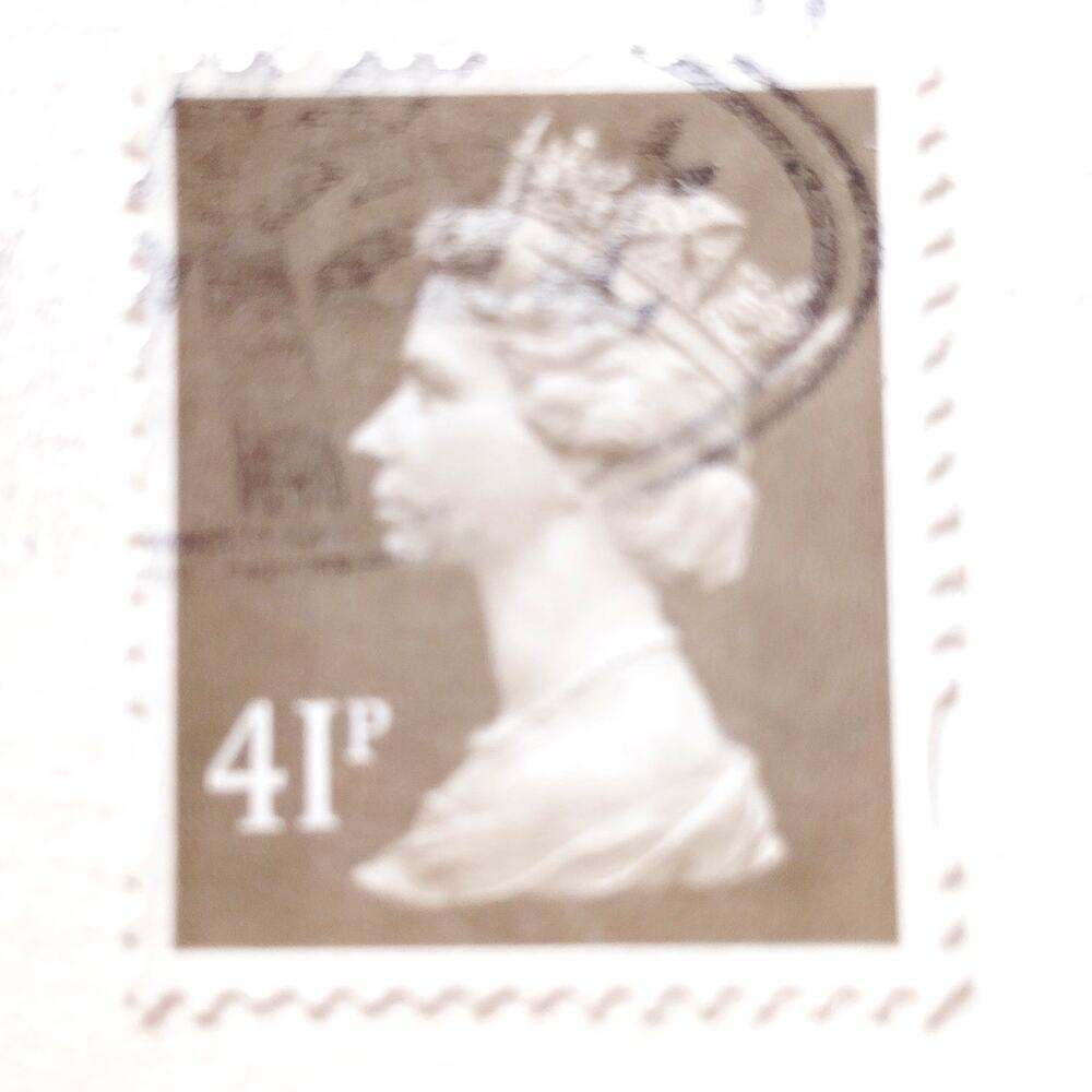 1996 GB Airmail Cover 41p QEII Stamp Slogan Postmark Dorset to Alabama